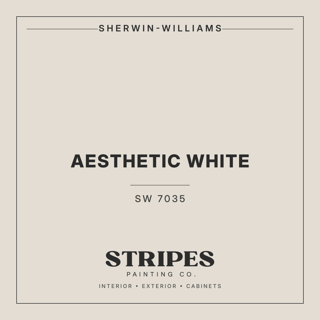 Aesthetic White paint swatch