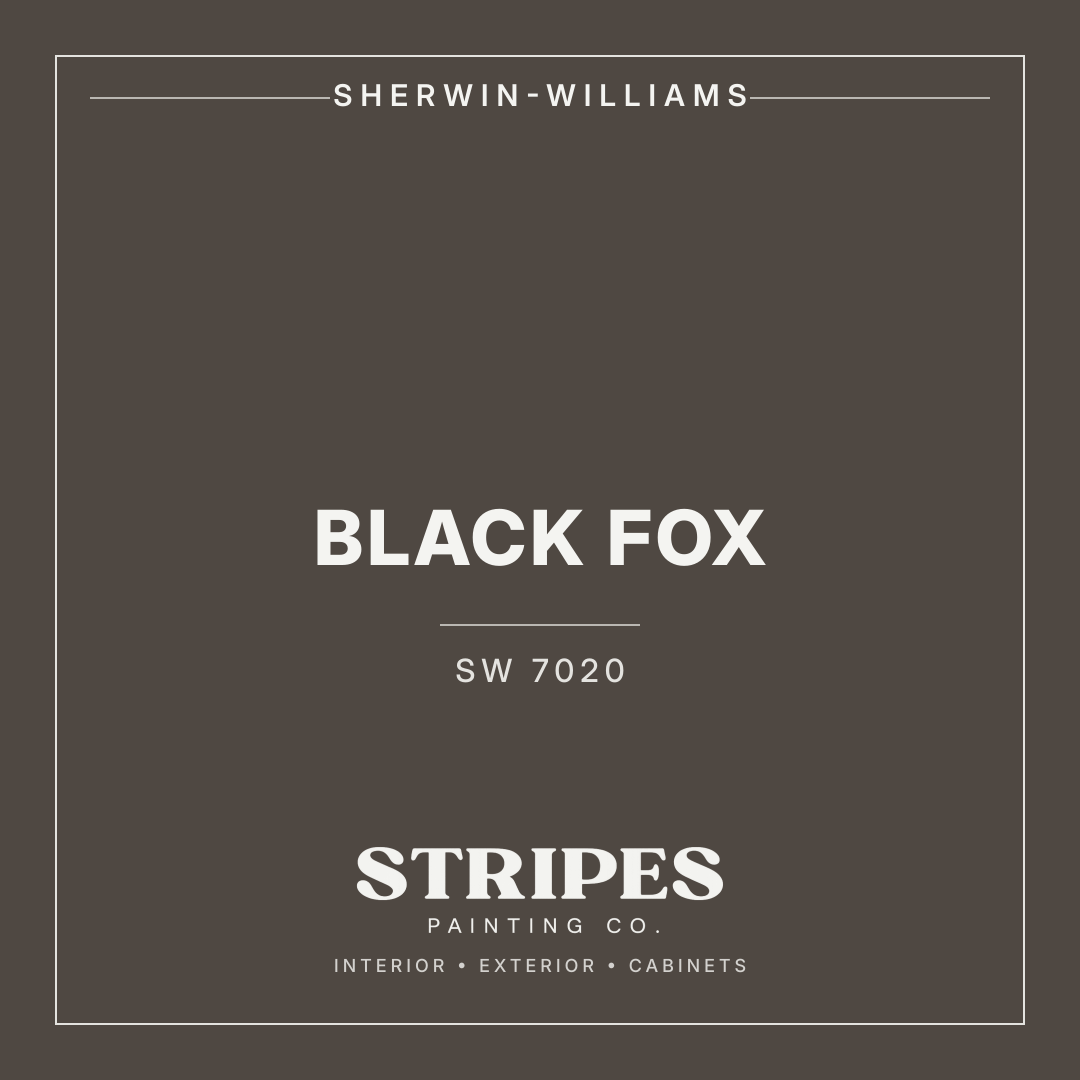 Black Fox paint swatch