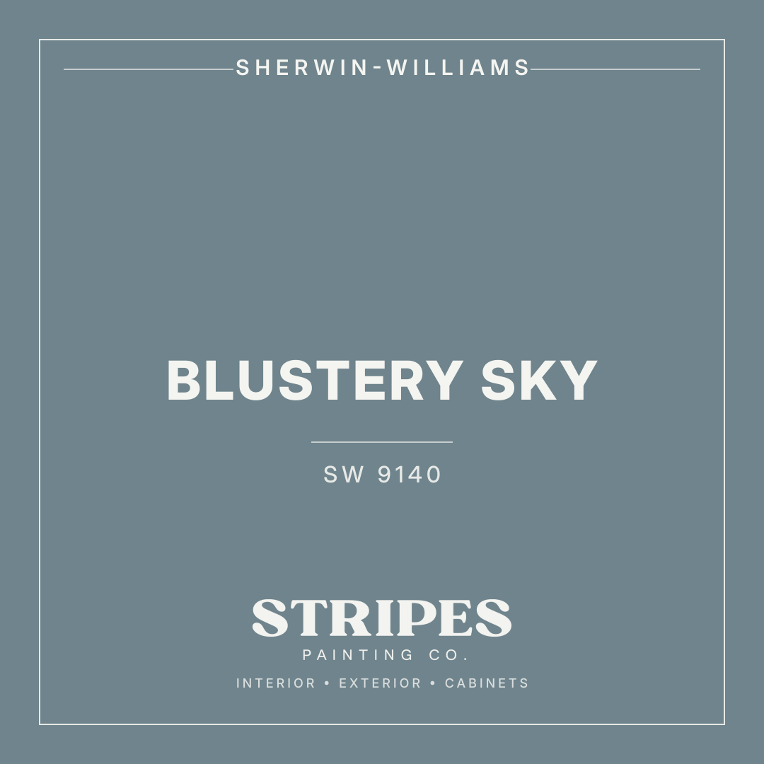 Blustery Sky paint swatch