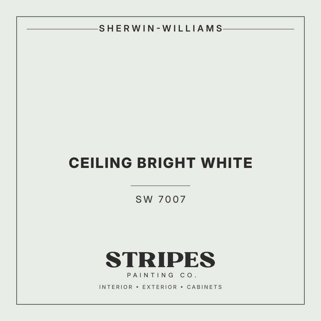Ceiling Bright White paint swatch