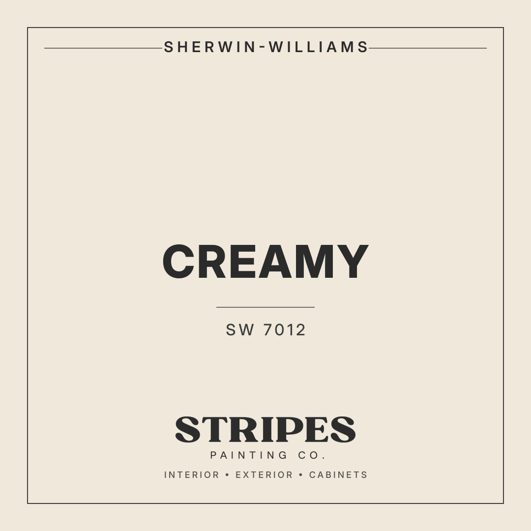 Creamy paint swatch