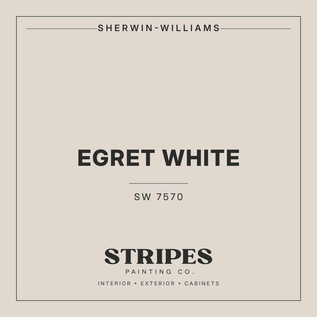 Egret White paint swatch