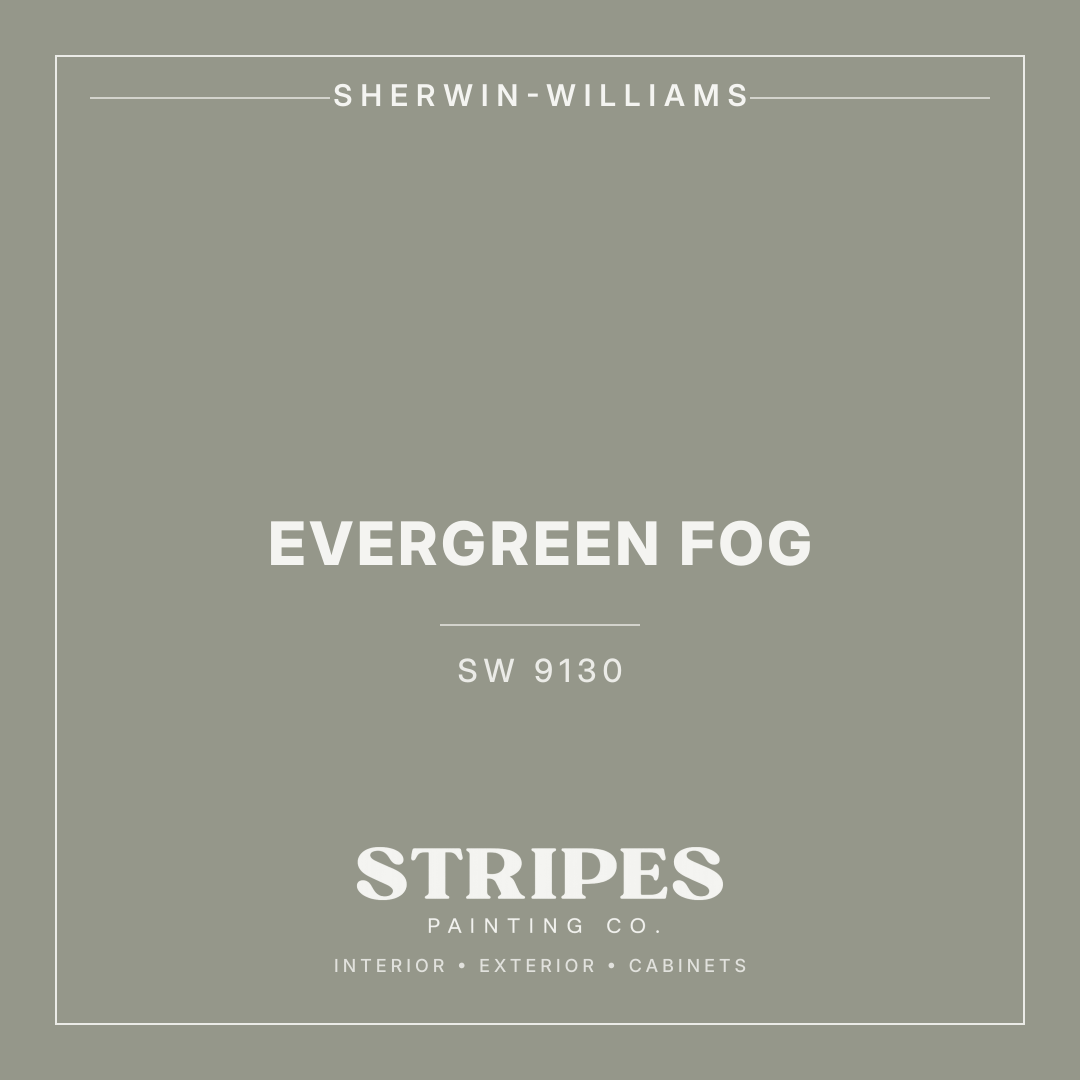 Evergreen Fog paint swatch
