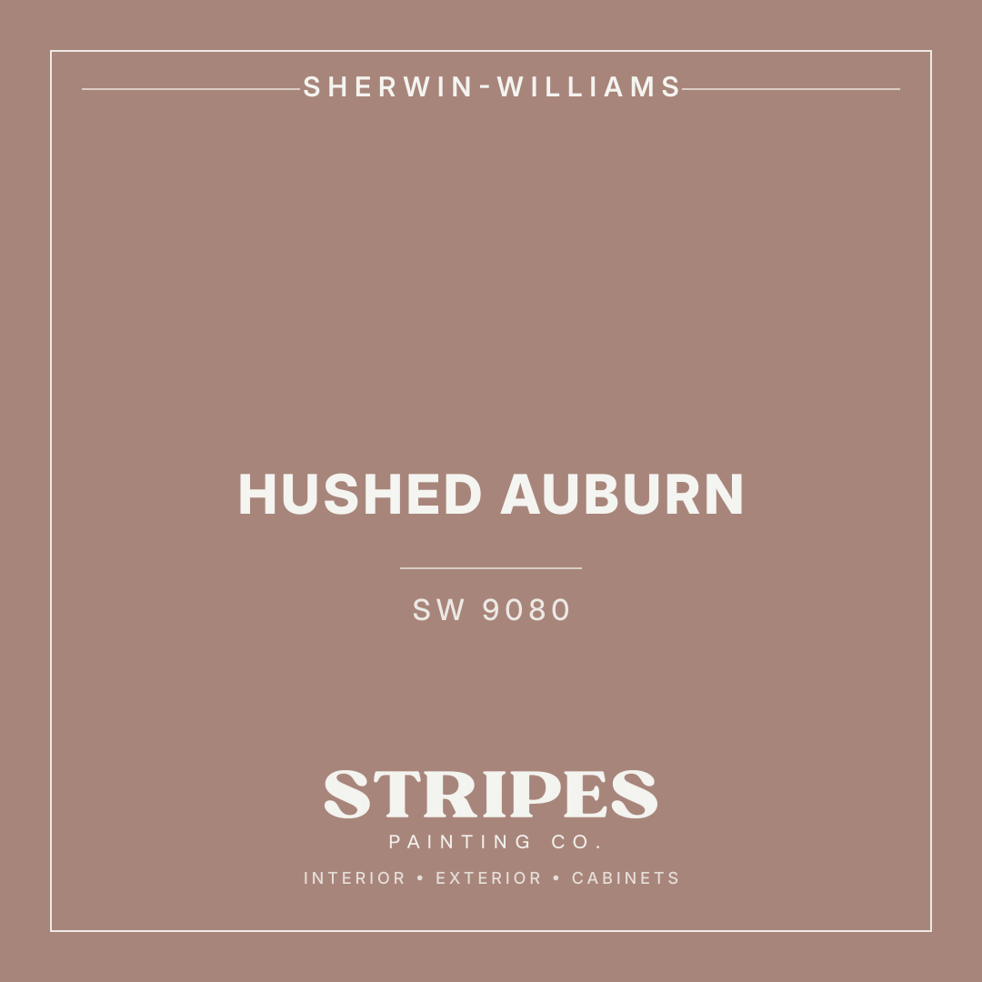 Hushed Auburn paint swatch
