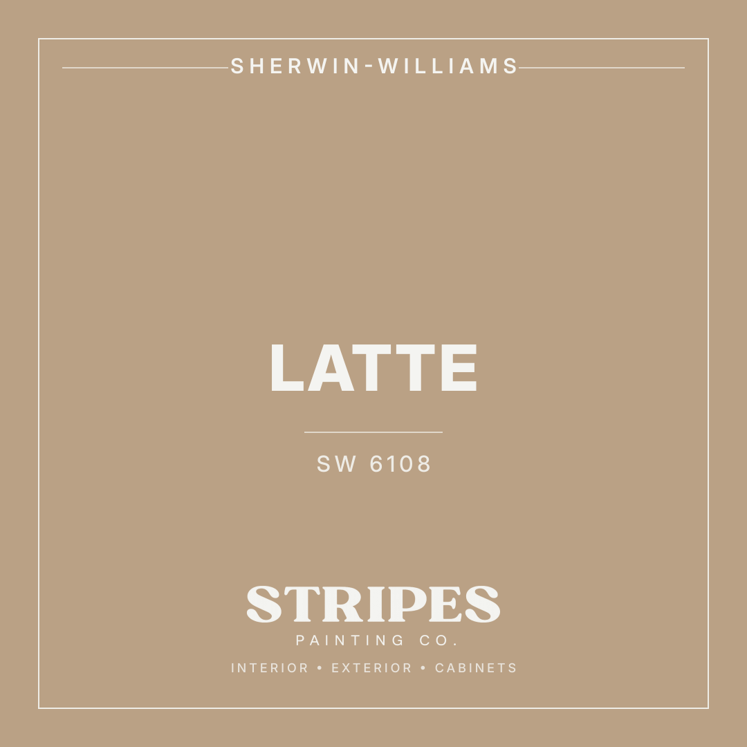 Latte paint swatch
