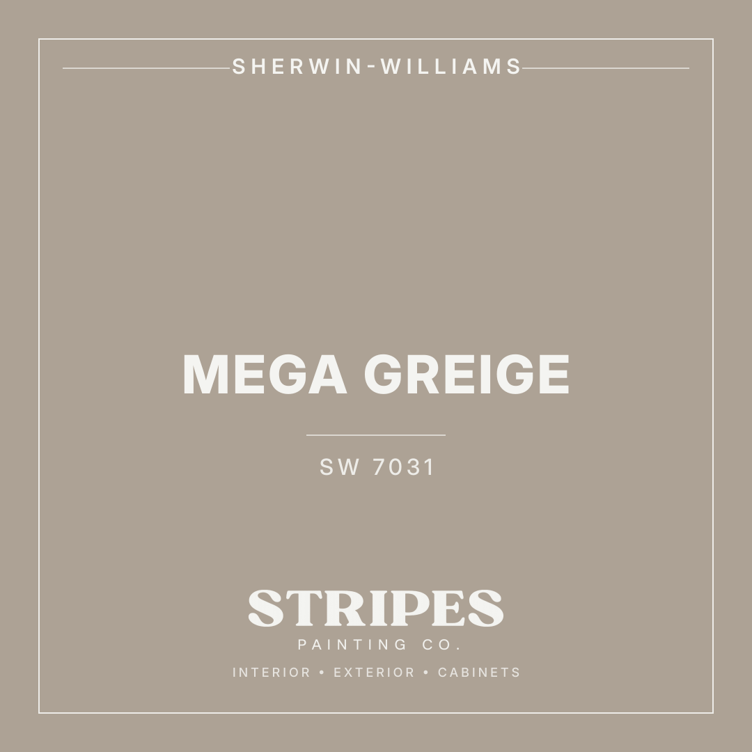 Mega Greige paint swatch
