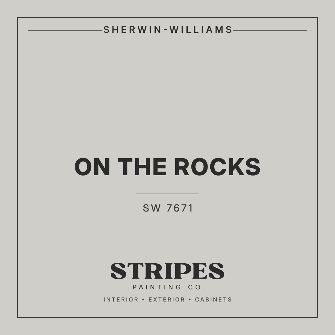 On the Rocks paint swatch