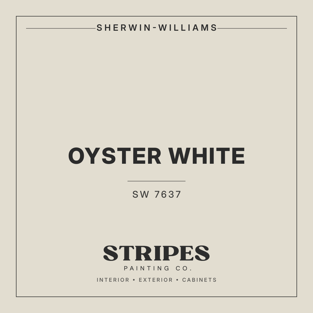 Oyster White paint swatch