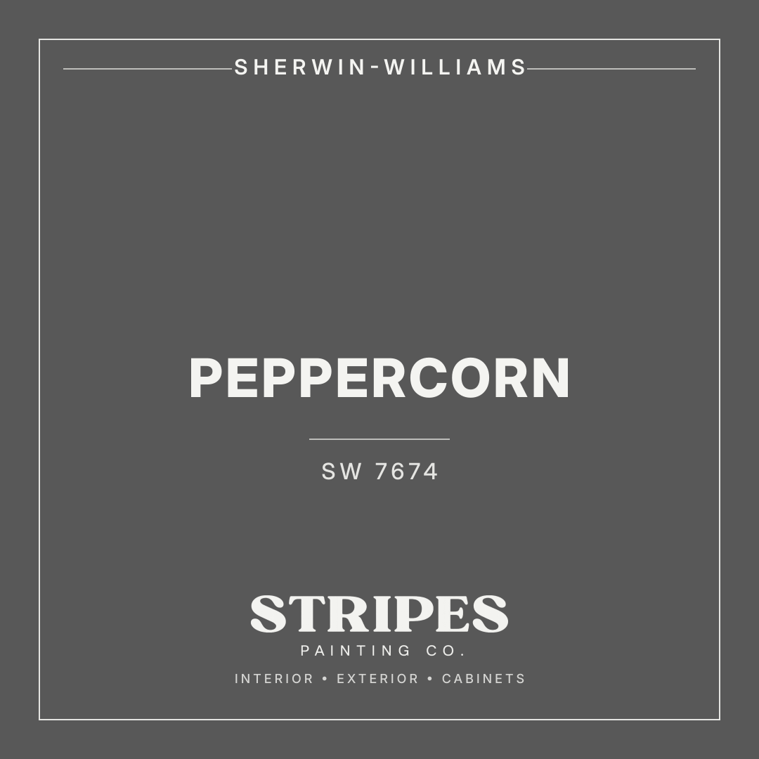 Peppercorn paint swatch