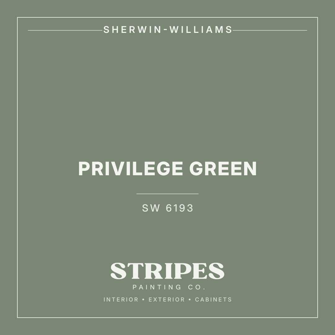 Privilege Green paint swatch
