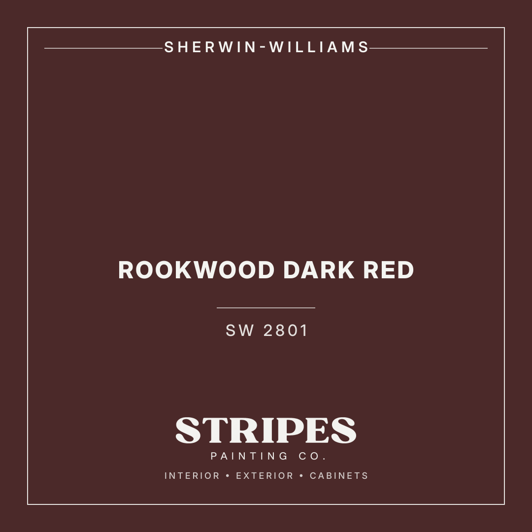 Rookwood Dark Red paint swatch