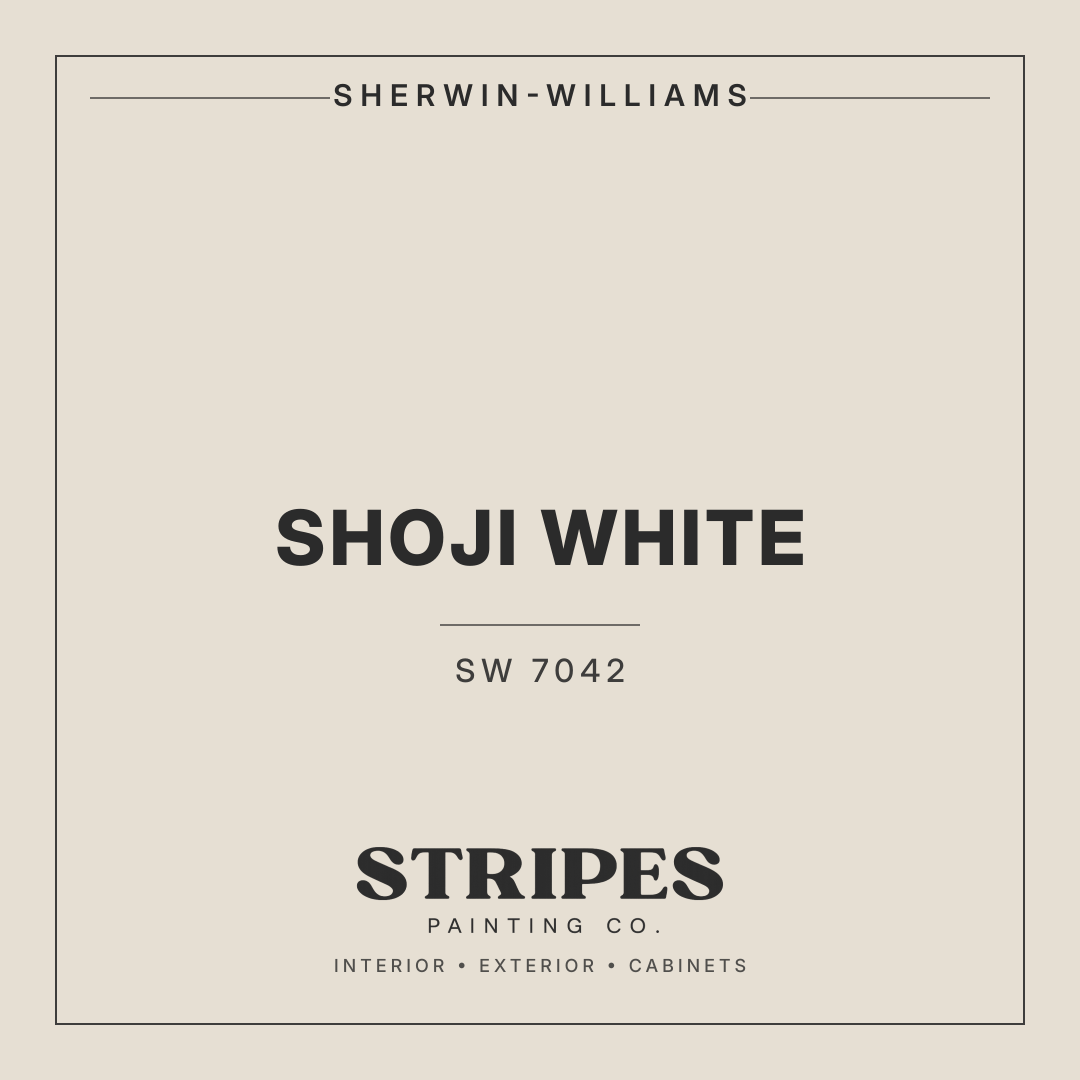 Shoji White paint swatch