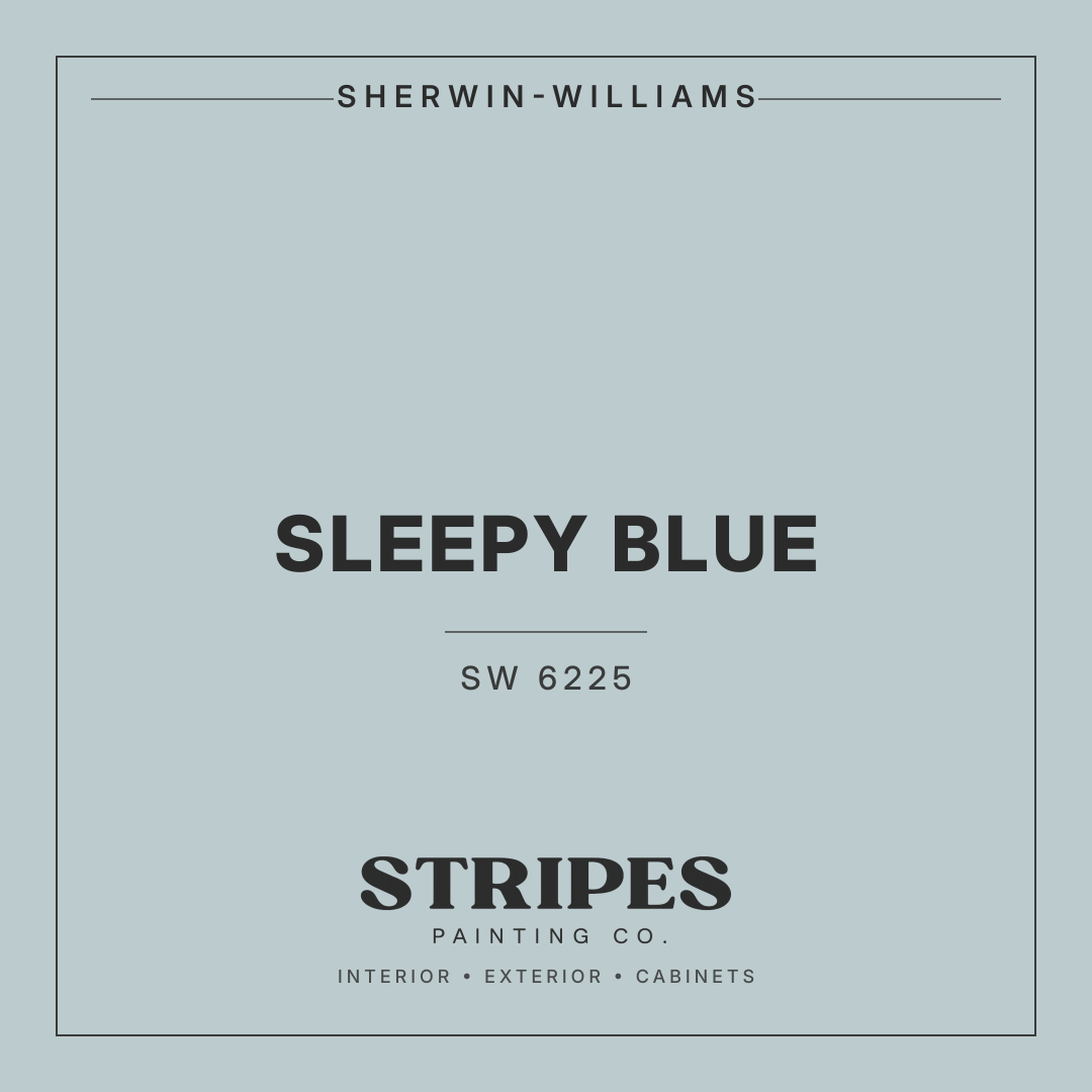 Sleepy Blue paint swatch