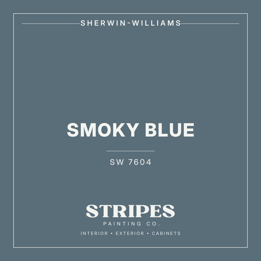 Smoky Blue paint swatch
