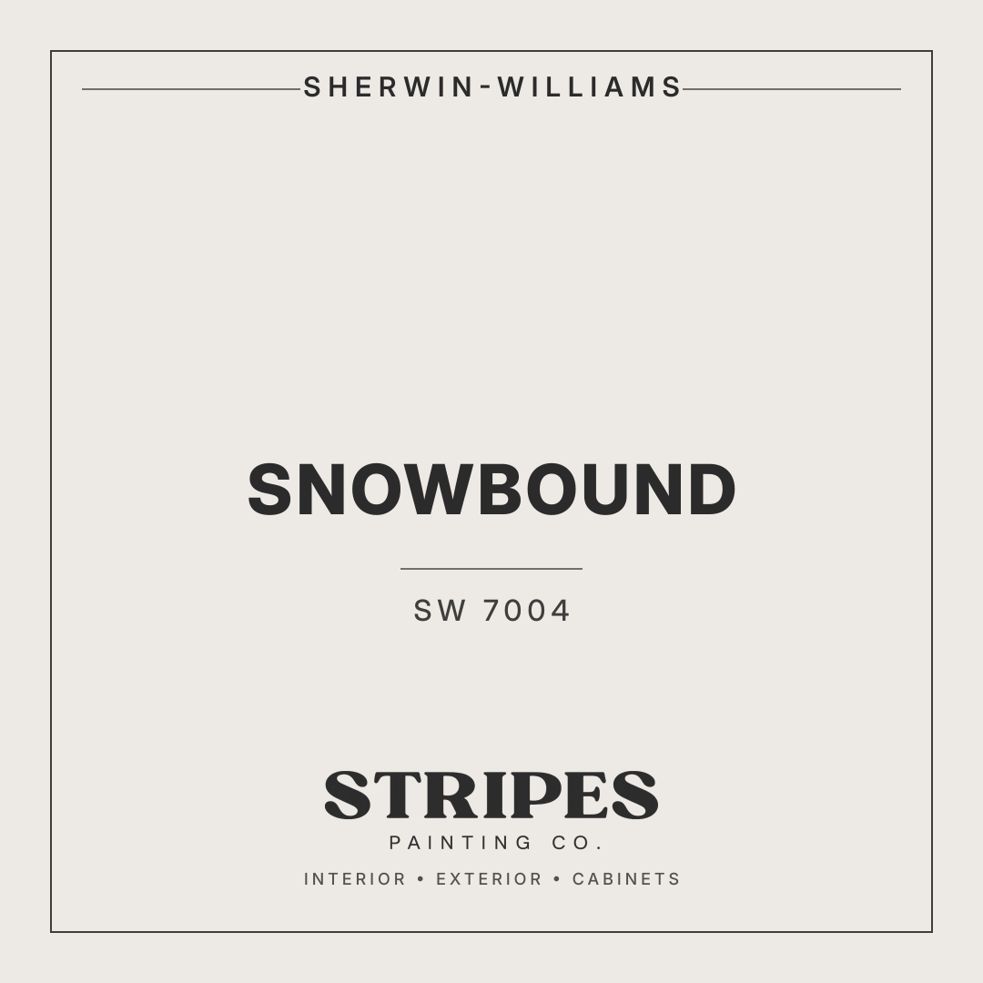 Snowbound paint swatch