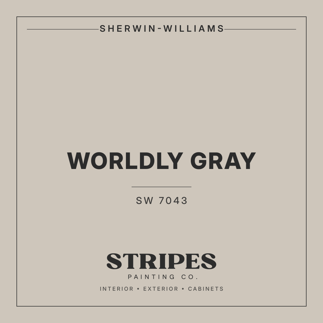 Worldly Gray paint swatch