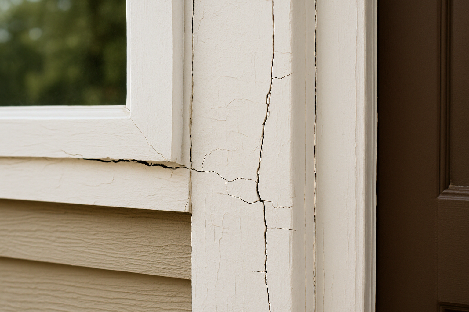 What Causes Cracks Around Exterior Windows and Doors?